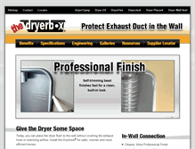 Tablet Screenshot of dryerbox.com
